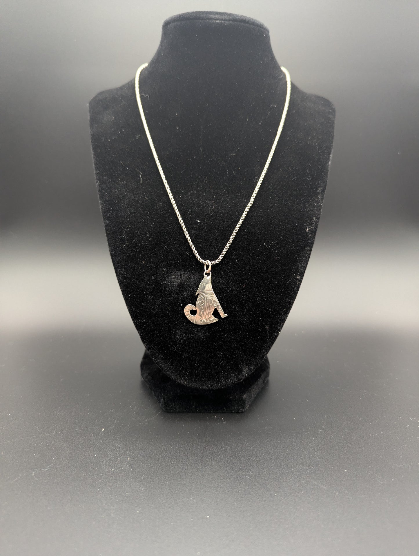 Howling Coyote Pendant