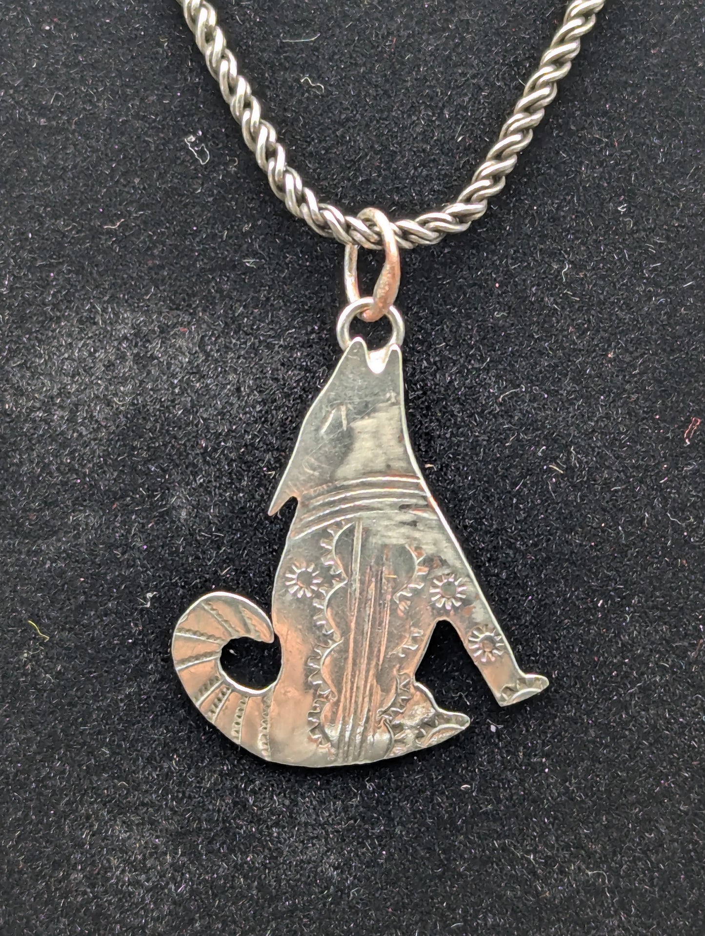 Howling Coyote Pendant
