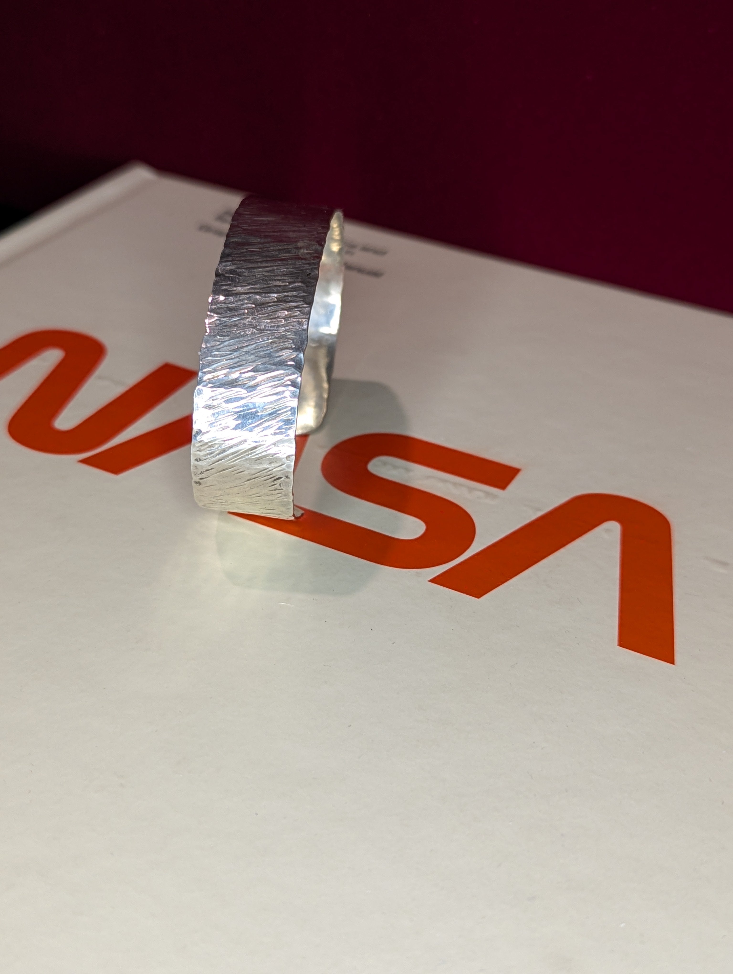 Silver Cuff - Hammered