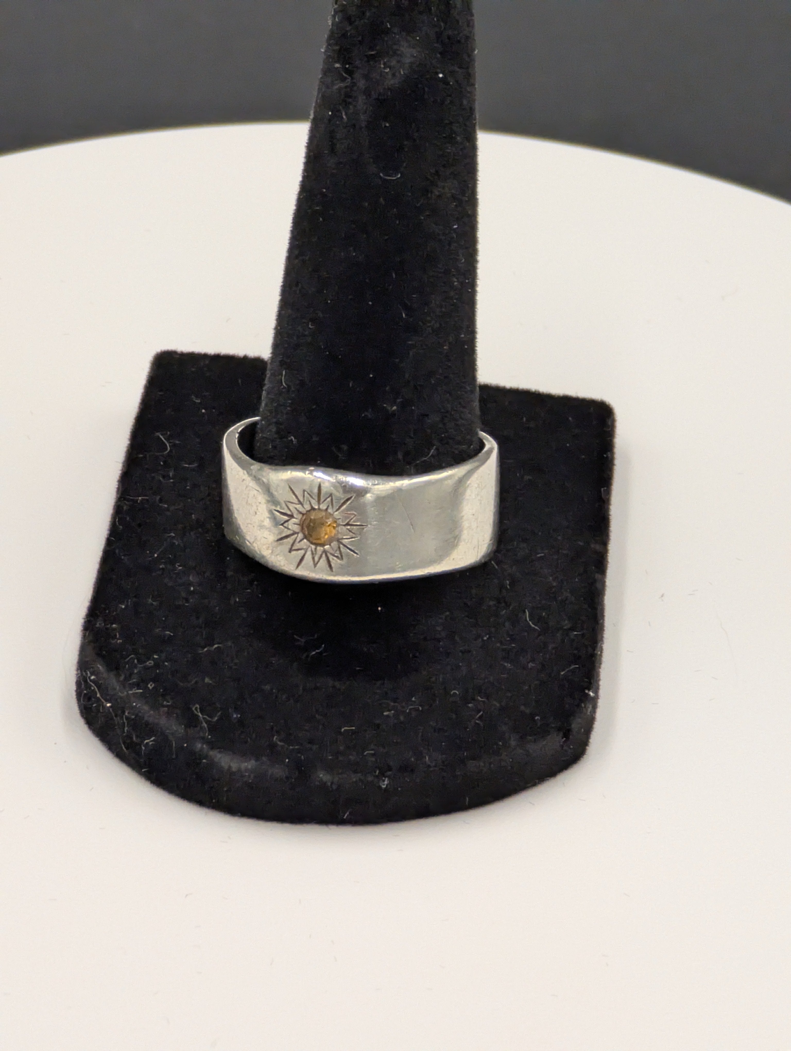Silver Sun Ring