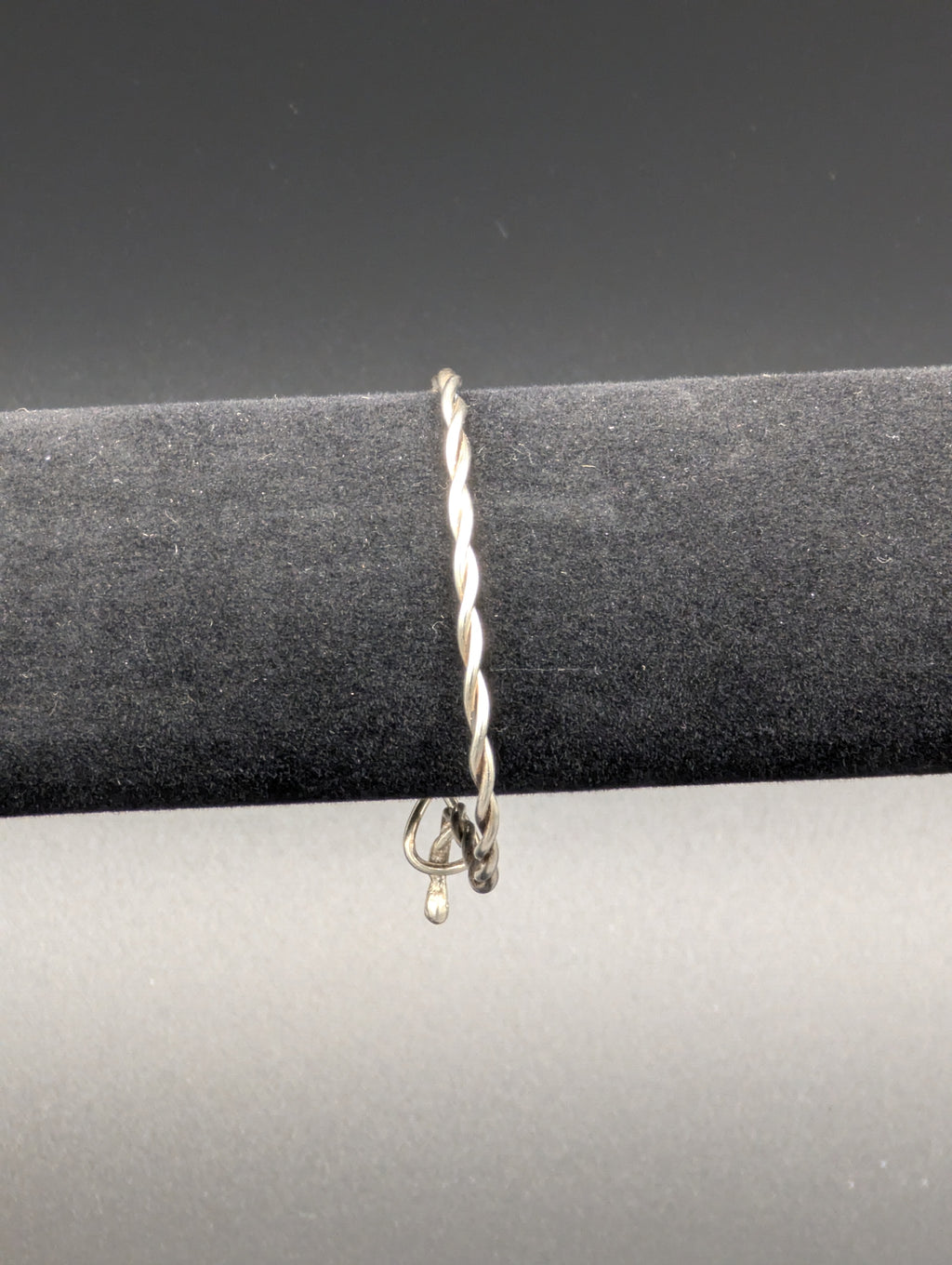 Twisted Silver Bracelet