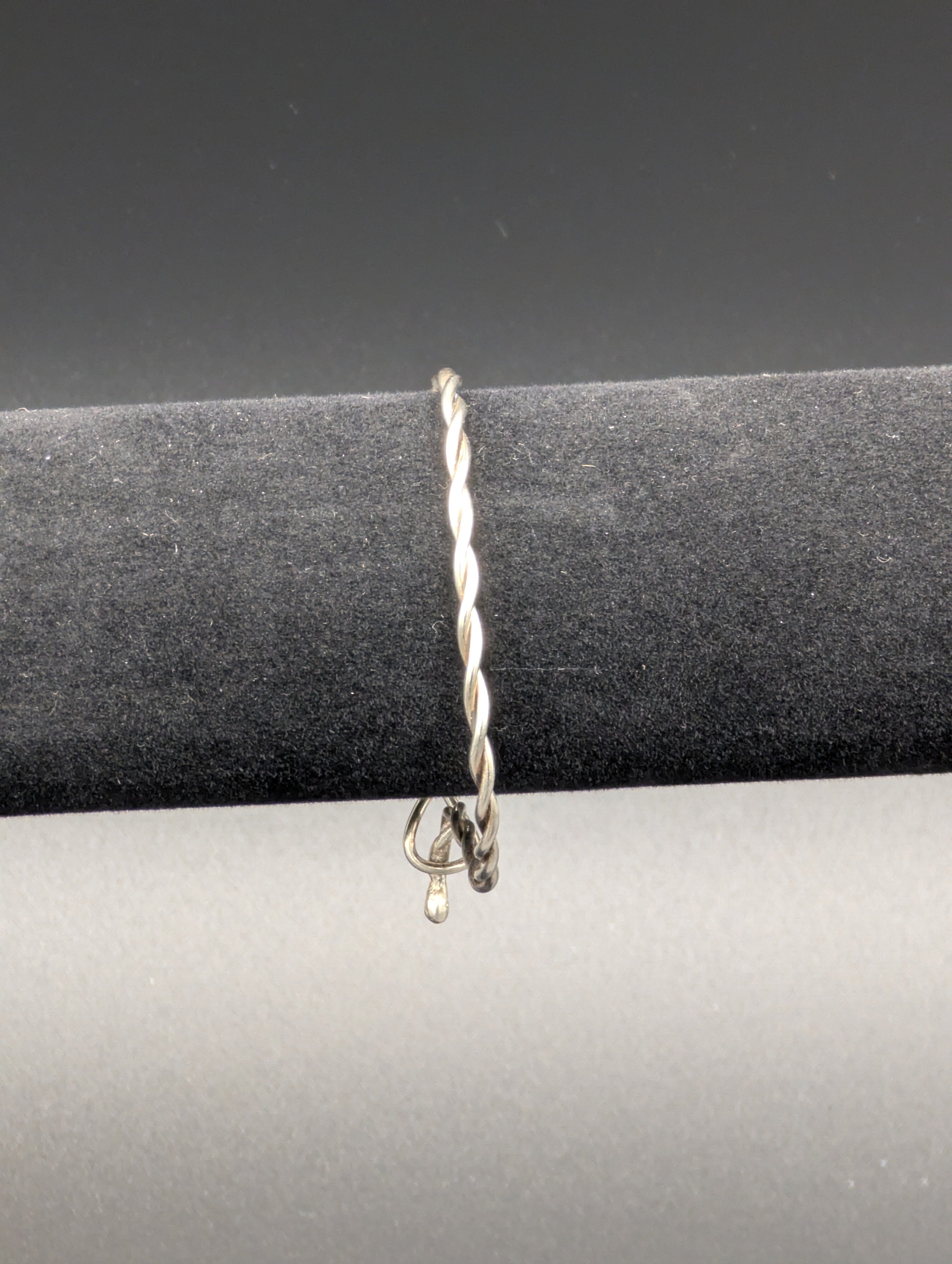 Twisted Silver Bracelet
