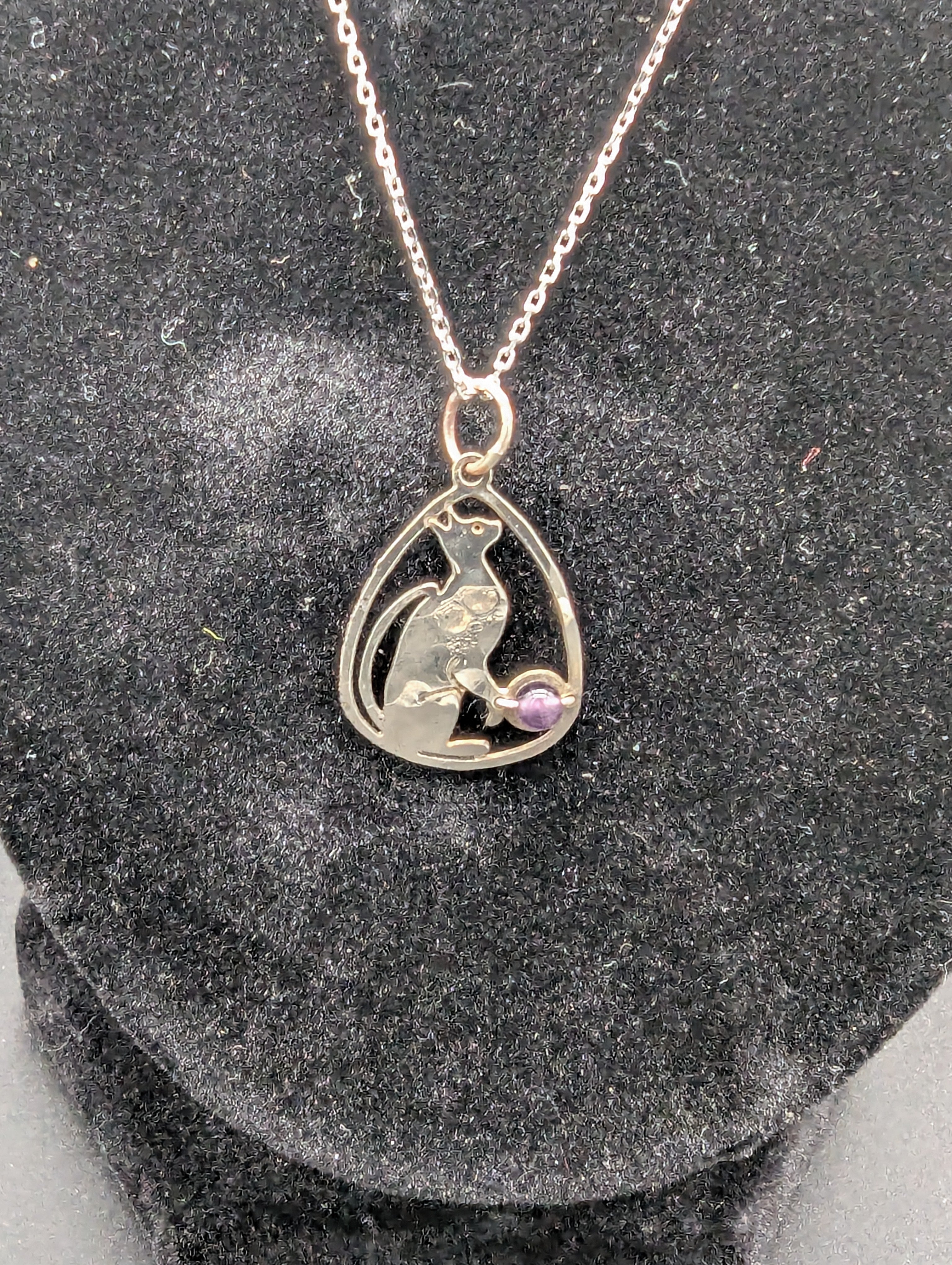 Playful Cat Pendant