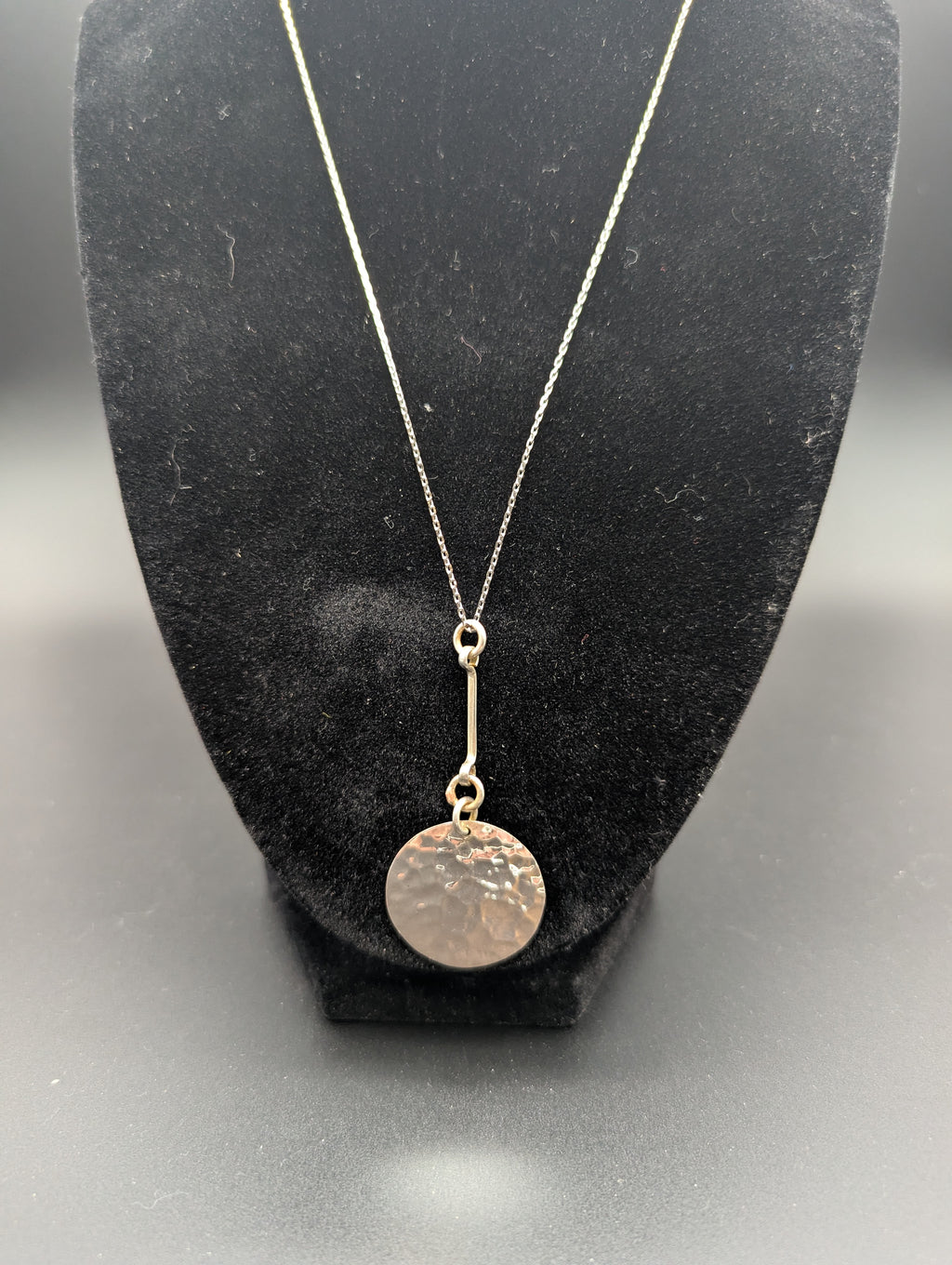 Hammered Circle Pendant