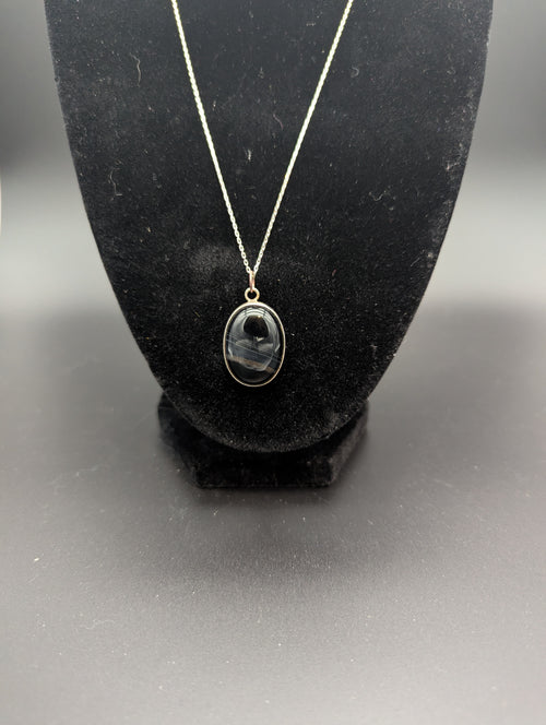 Black Stone Pendant