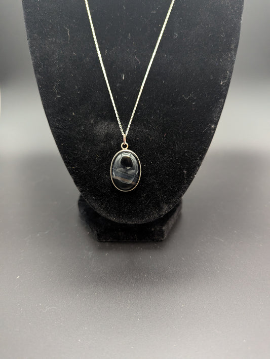 Black Stone Pendant