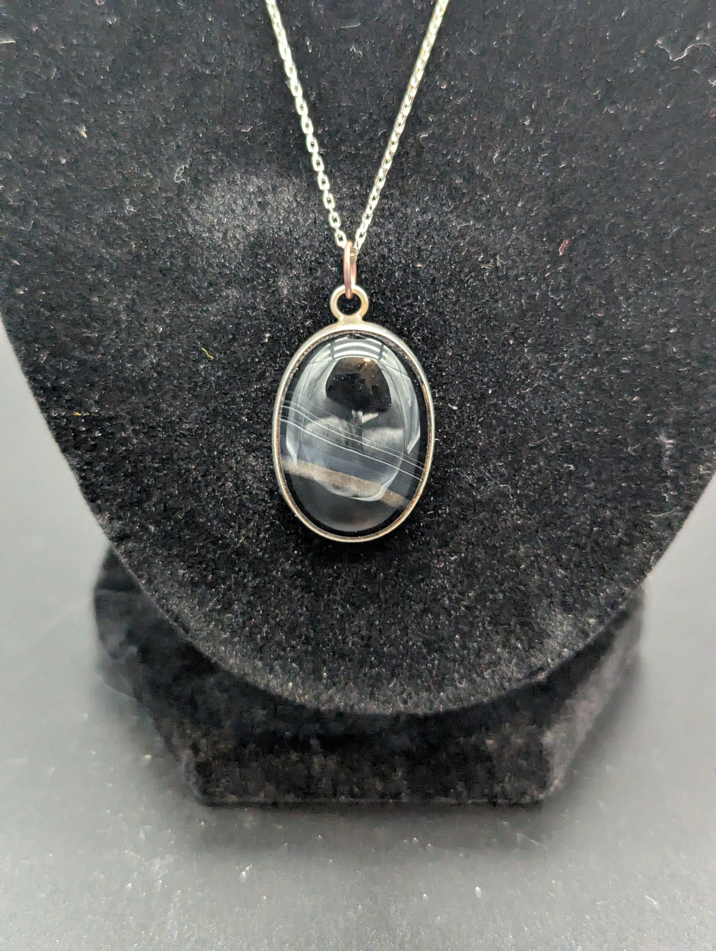 Black Stone Pendant