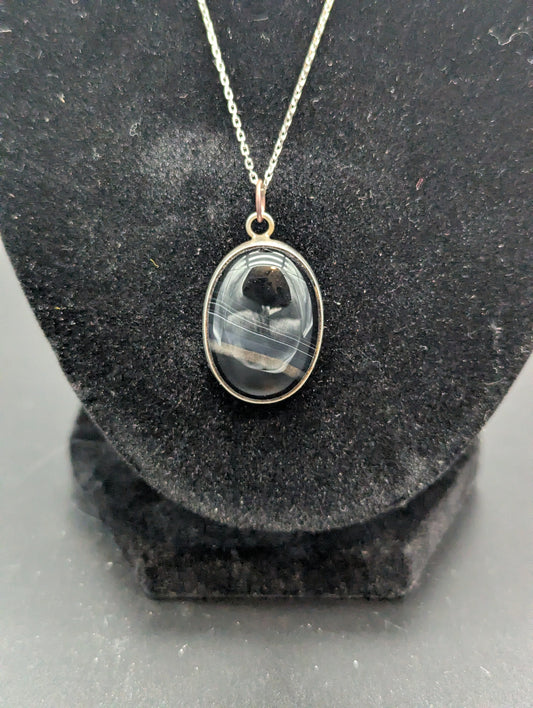 Black Stone Pendant