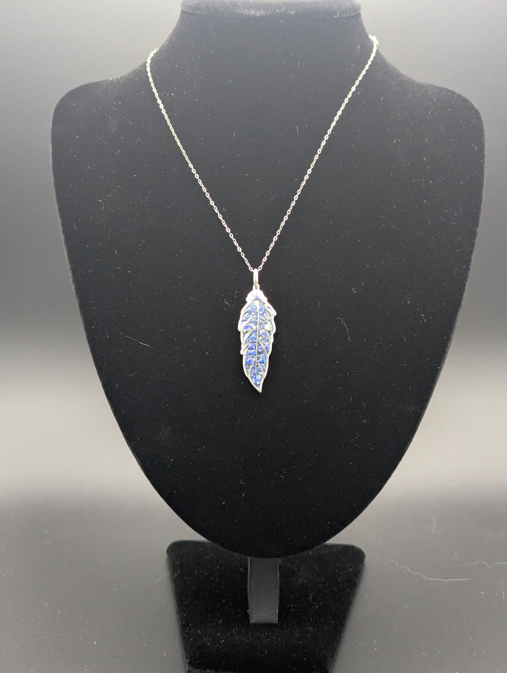 Feather Inlay Pendant