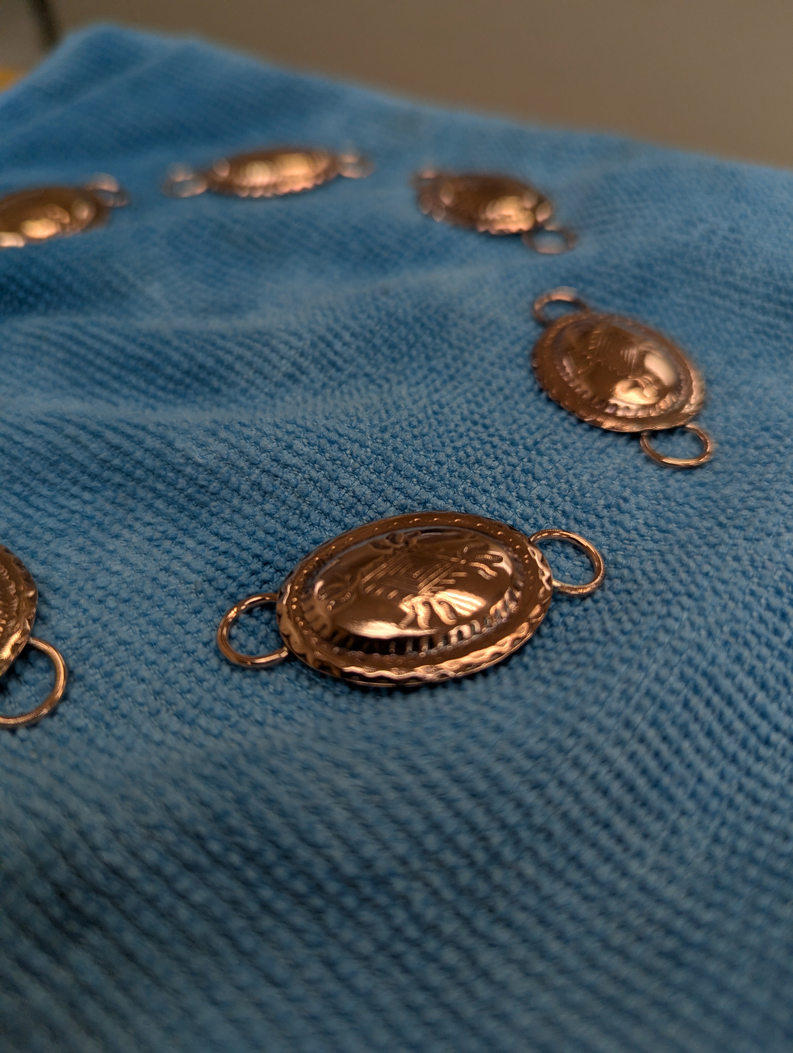 Copper Concho Necklace