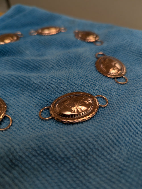 Copper Concho Necklace