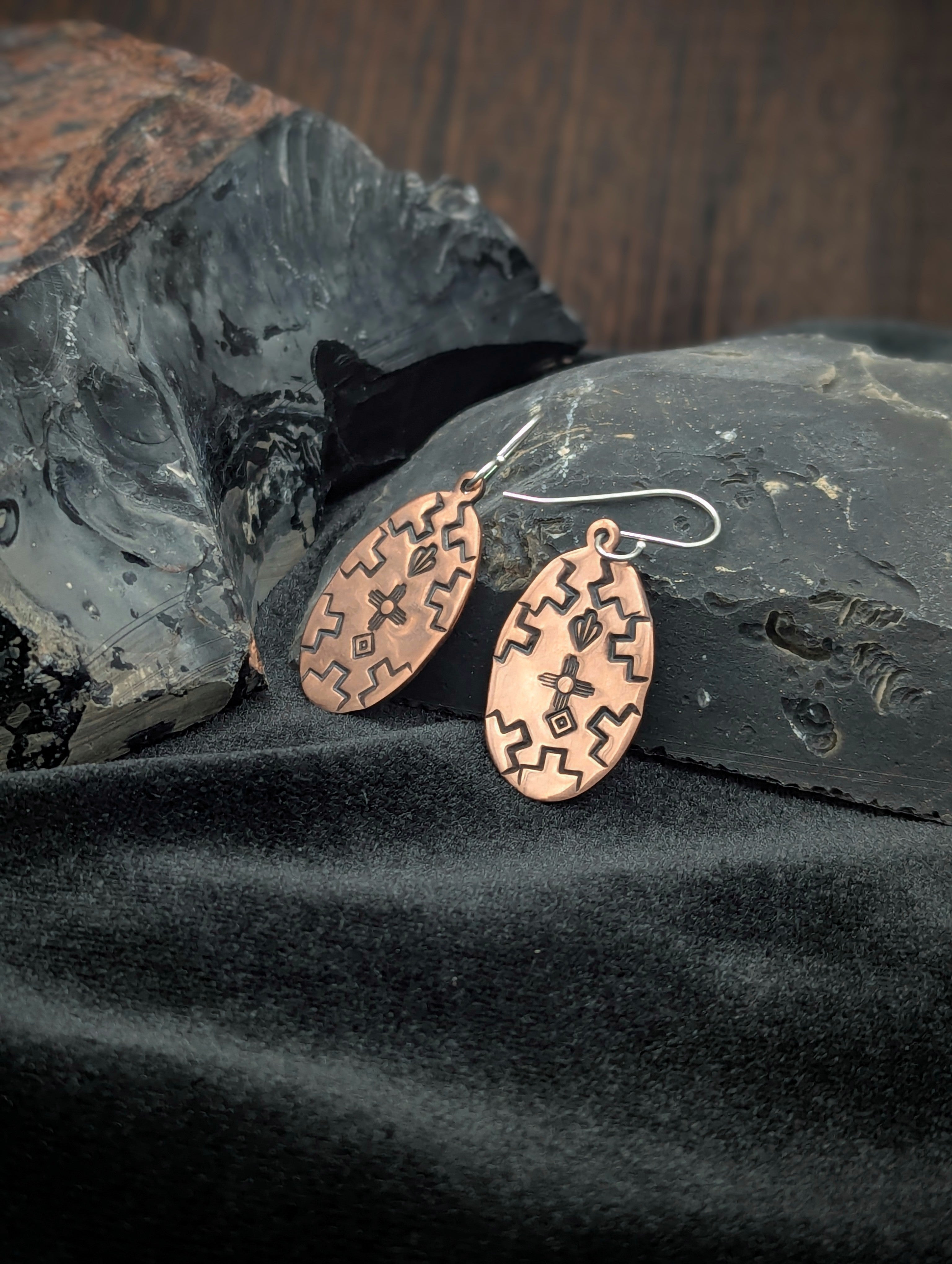 Copper Earrings