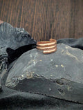 Wrapped Copper Ring - Low Profile