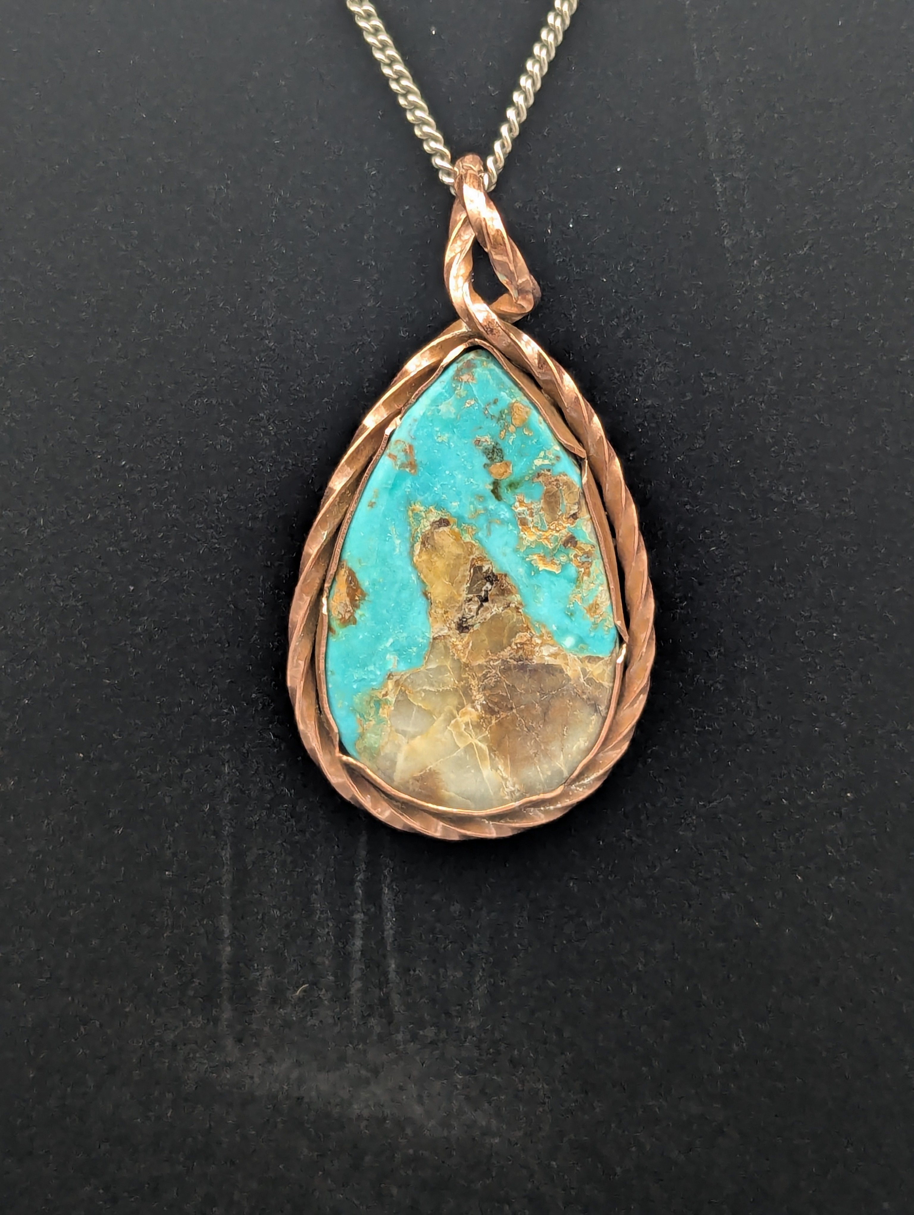 Canyon Turquoise Copper Pendant