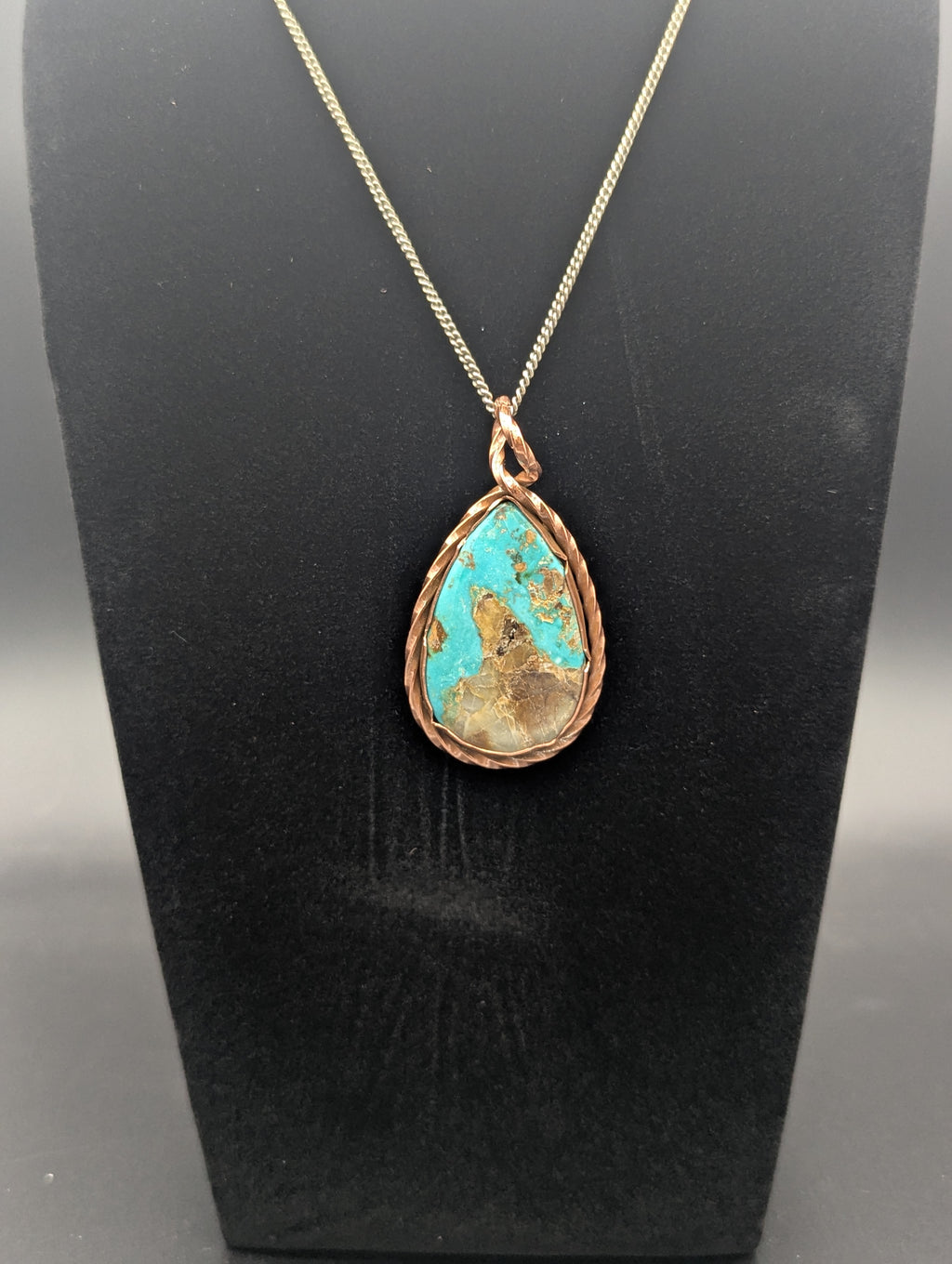 Canyon Turquoise Copper Pendant