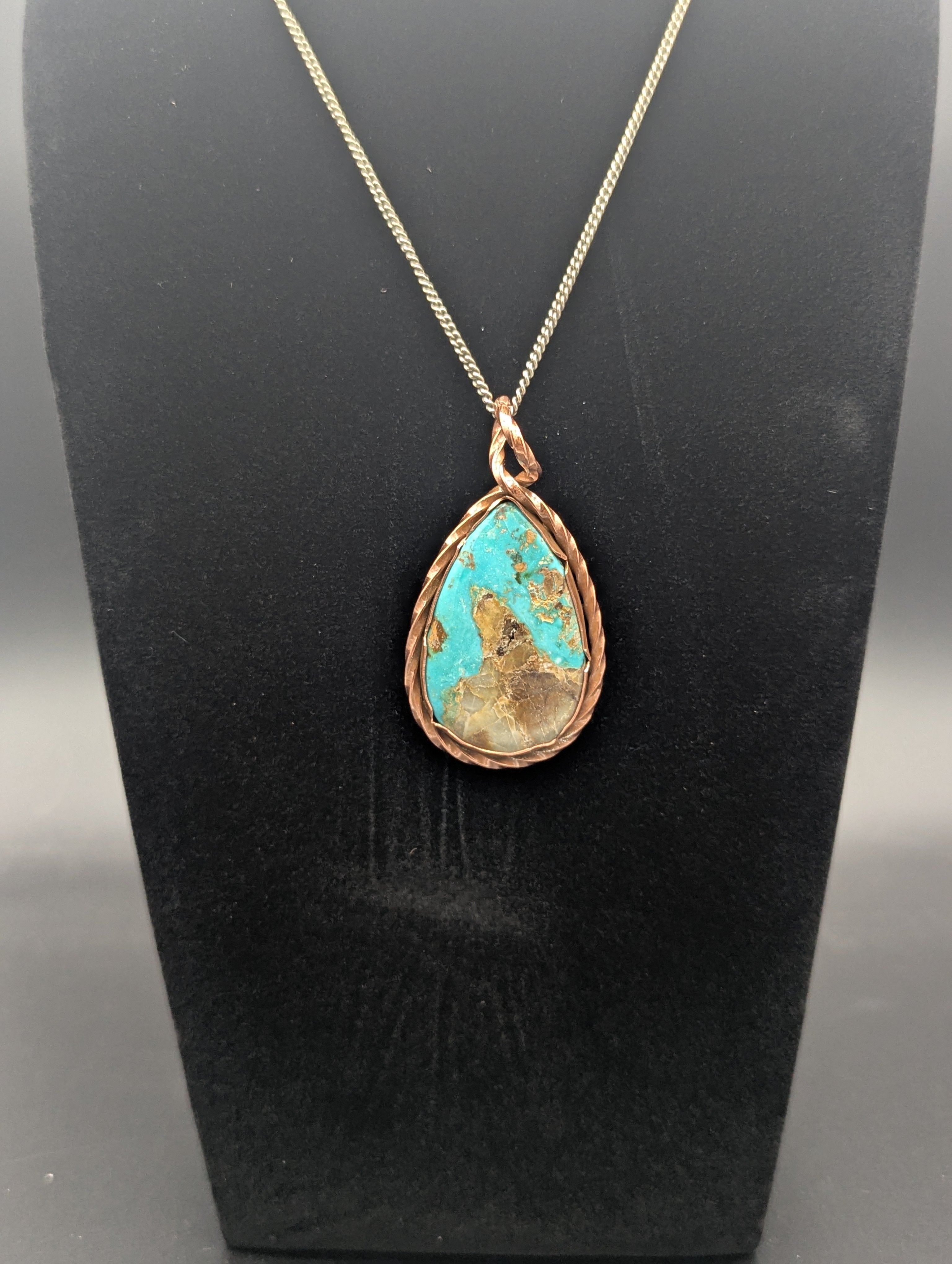 Canyon Turquoise Copper Pendant