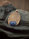 Floral sodalite Pendant