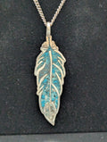 Feather Inlay Pendant
