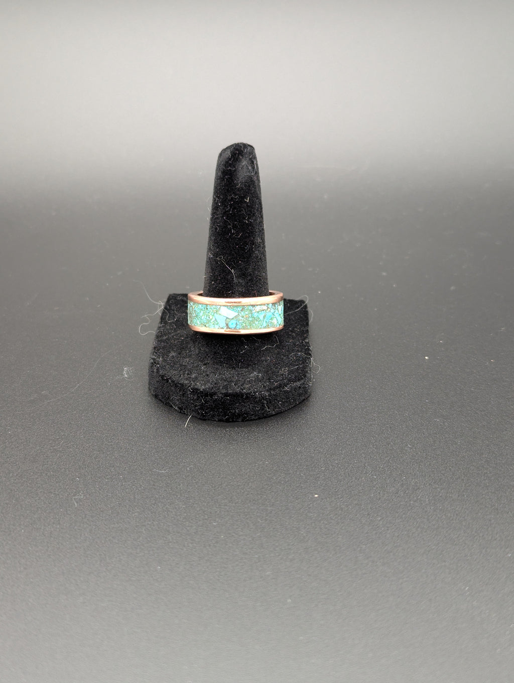 Turquoise Inlay Copper Ring